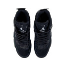 Кросівки Jordan 4 Retro Total Black Winter С МЕХОМ Жінкам