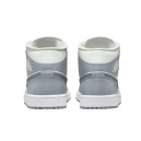 Шкіра Кросівки Jordan 1 Mid Grey Sail BQ6472-115