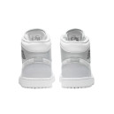 Кожа Кроссовки Jordan 1 Mid Grey Camo DC9035-100