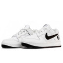 Nike Air Force 1 low In Yan White Black Winter С ФЛИСОМ