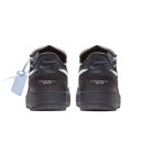 Кожа Кроссовки Nike Air Force 1 Low Off-White Black White AO4606-001