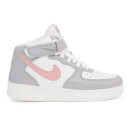 Nike Air Force 1 High Grey Pink Winter С МЕХОМ S-2350685