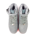 Sneakers Nike Air Force 1 High Grey Red Suede Winter С МЕХОМ Women