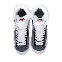 Кроссовки Nike Blazer Grey White Winter С МЕХОМ Женщинам