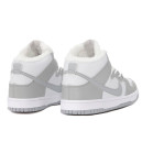 Sneakers Nike SB Dunk High Grey White Winter С МЕХОМ Women