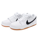 Nike SB Dunk Low White Black Winter С МЕХОМ