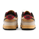 Кожа Кроссовки Nike SB Dunk Low x Stussy 40th Brown Grey Beige