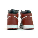 Leather Sneakers Jordan 1 Retro High Burgundy Black Winter С МЕХОМ