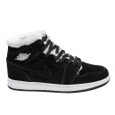 Jordan 1 Retro Mid Black White Winter С МЕХОМ S-2350267