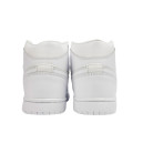 Leather Sneakers Jordan 1 Retro High White Winter С МЕХОМ