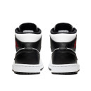 Шкіра Кросівки Jordan Retro 1 Mid White Black BQ6472-101