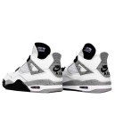 Leather Sneakers Jordan 4 Retro White Cement Winter З ХУТРОМ