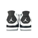Кожа Кроссовки Jordan 4 Retro Grey White Termo С ФЛИСОМ