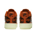 Кожа Кроссовки Nike Air Force 1 Low Orange Skeleton CU8067-800