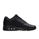 Nike Air Max 90 Leather Black 302519-001 S-55951