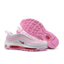 Кожа Кроссовки Nike Air Max 97 White Pink 313054-161
