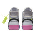 Кожа Кроссовки Nike Blazer Mid Off-White Wolf Grey Serena Queen AA3832-002