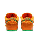 Замша Кроссовки Nike SB Dunk Low Grateful Dead Bears Orange CJ5378-800