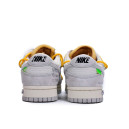 Замша Кроссовки Nike Dunk Low Off-White Lot 39 of 50 DJ0950-109