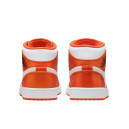 Кожа Кроссовки Jordan 1 Mid Metallic Orange DM3531-800