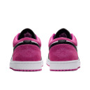 Шкіра Кросівки Jordan 1 Low Black Active Fuchsia CK3022-005