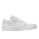 Jordan 1 Low Triple White Tumbled Leather 553558-130 S-56141