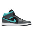 Jordan 1 Mid Grey Aqua 554724-063 S-56853