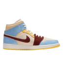 Jordan 1 Mid SE Fearless Maison Chateau Rouge CU2803-200 S-56222