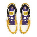Кроссовки Jordan 1 Mid SE Lakers 852542-700 Женщинам