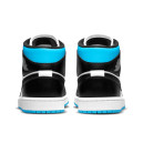 Шкіра Кросівки Jordan 1 Mid University Black White BQ6472-102