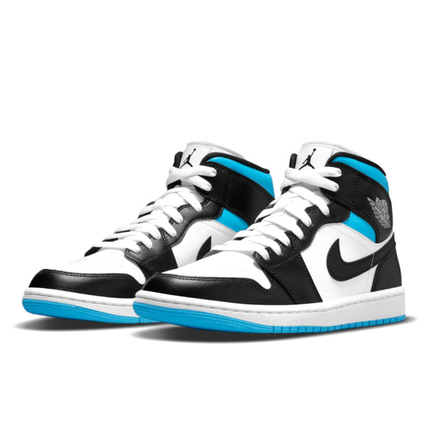 Jordan 1 Mid University Black White BQ6472-102