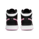 Шкіра Кросівки Jordan 1 Mid White Light Arctic Pink 555112-103