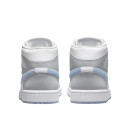 Шкіра Кросівки Jordan 1 Mid Wolf Grey Aluminum BQ6472-105