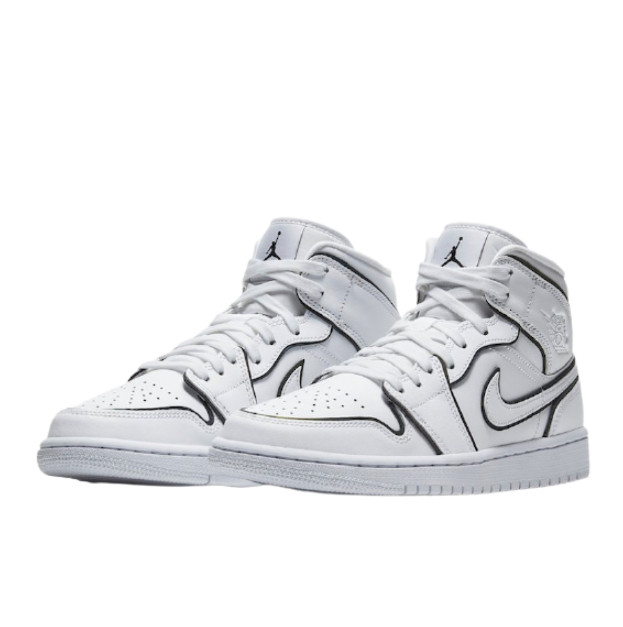 Jordan 1 Mid Iridescent Reflective White CK6587-100