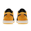 Suede Sneakers Jordan 1 Retro Low Sail University Gold Black 553558-127