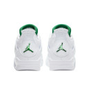 Leather Sneakers Jordan 4 Retro Metallic Green CT8527-113