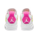Шкіра Кросівки Jordan 4 Retro White Lemon Pink CV7808-100