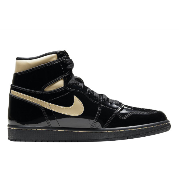 Jordan 1 Retro High Black Metallic Gold 555088-032