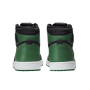 Шкіра Кросівки Jordan 1 Retro High Pine Green Black 555088-030
