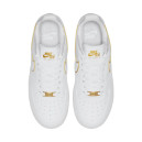 Sneakers Nike Air Force 1 Low Icon Clash White Metallic Gold AO2132-102 Women