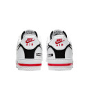 Кожа Кроссовки Nike Air Force 1 React White Black Red CD4366-100