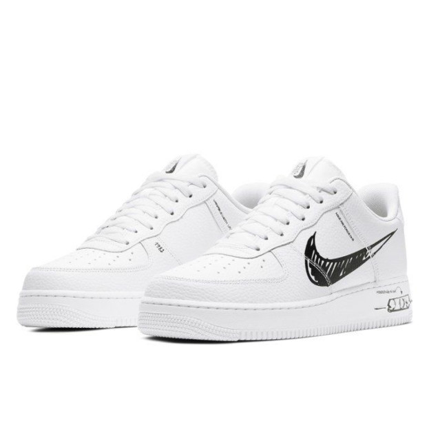 Nike Air Force 1 Low Sketch White Black CW7581-101