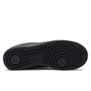 Leather Sneakers Nike Air Force 1 Low Essential Black Gold Swoosh AO2132-005