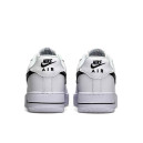 Leather Sneakers Nike Air Force 1 Low White Black Winter С МЕХОМ