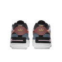 Кожа Кроссовки Nike Air Force 1 Shadow Black Light Arctic Pink Claystone Red CU5315-001