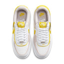 Кроссовки Nike Air Force 1 Shadow White Barely Rose Speed Yellow CJ1641-102 Женщинам