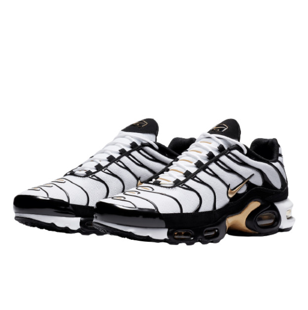 Nike Air Max Plus White Black Metallic Gold CZ9188-001